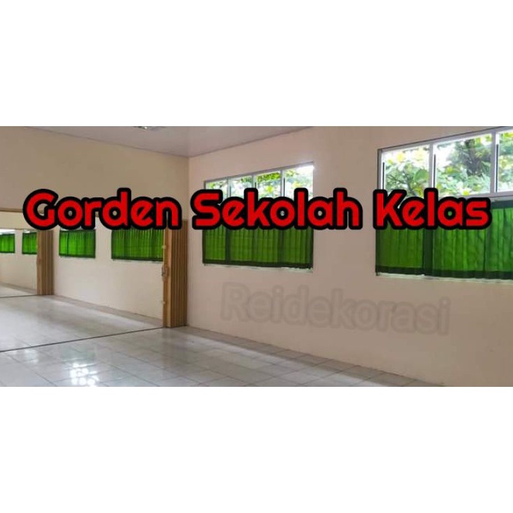 Gorden SIAP PAKAI Hordeng Jendela Kelas Sekolah shola KeAgamaan TALI