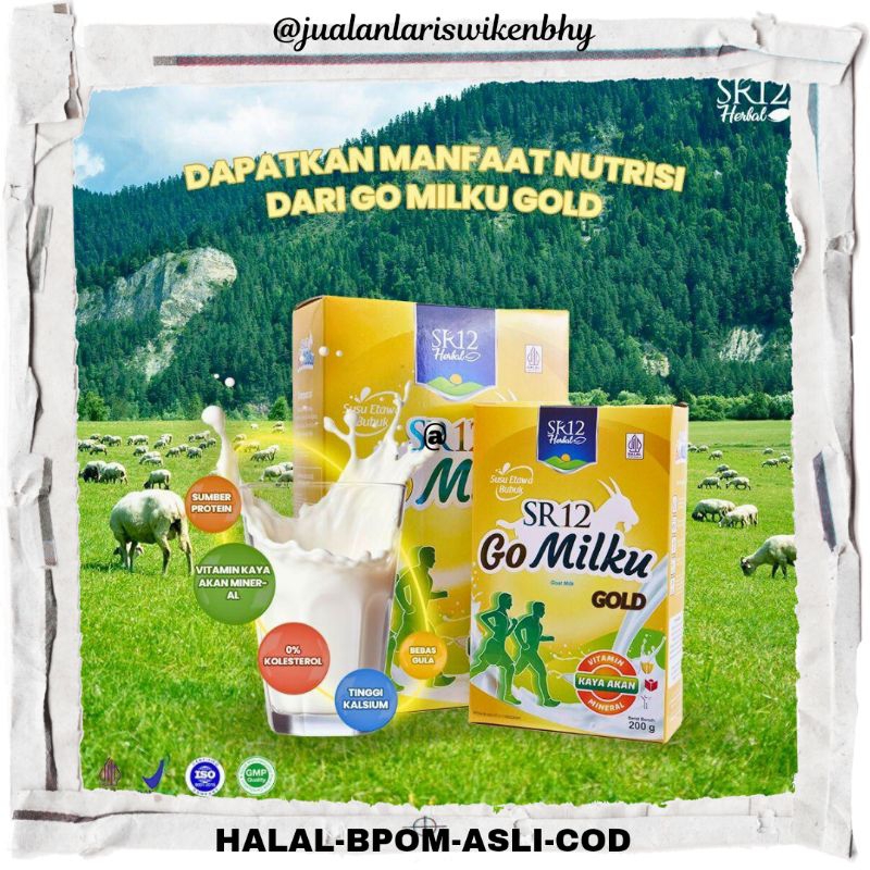 

SR12 Susu Kesehatan Etawa Premium Gomilku Go Milku Tanpa Gula Tidak Bau Kambing