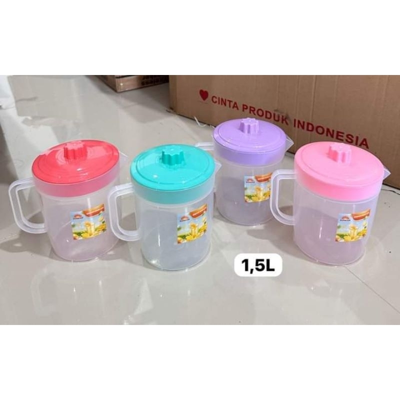 Teko Eskan Mini Leo Sunrise 1500ml / Teko Plastik 1500ml