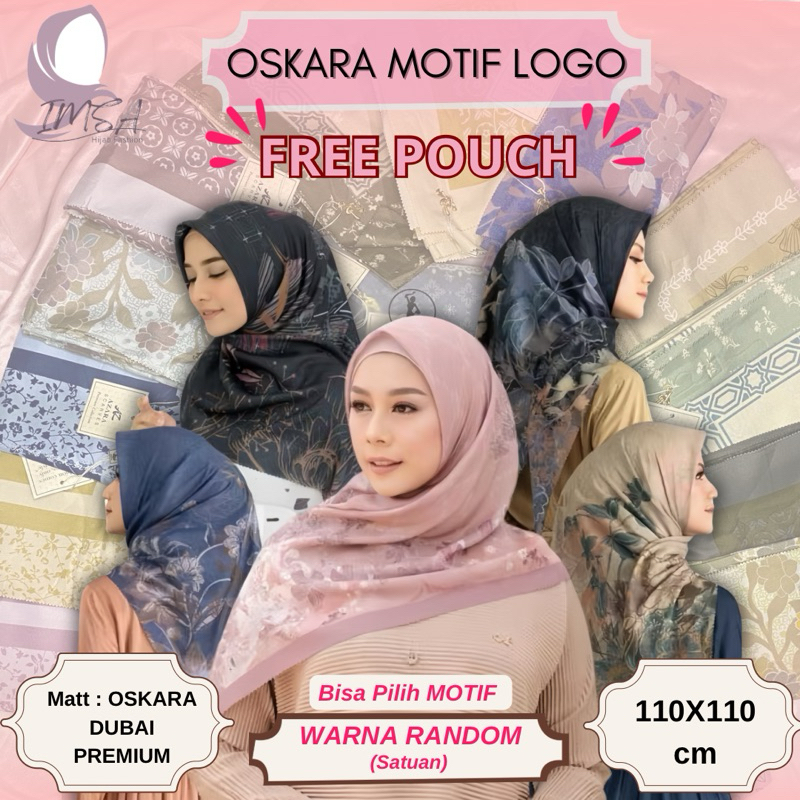 [FREE POUCH&GIFT] HIJAB SEGI EMPAT MOTIF /KERUDUNG  MOTIF VOAL TERBARU/JILBAB SEGI EMPAT MOTIP VOAL 