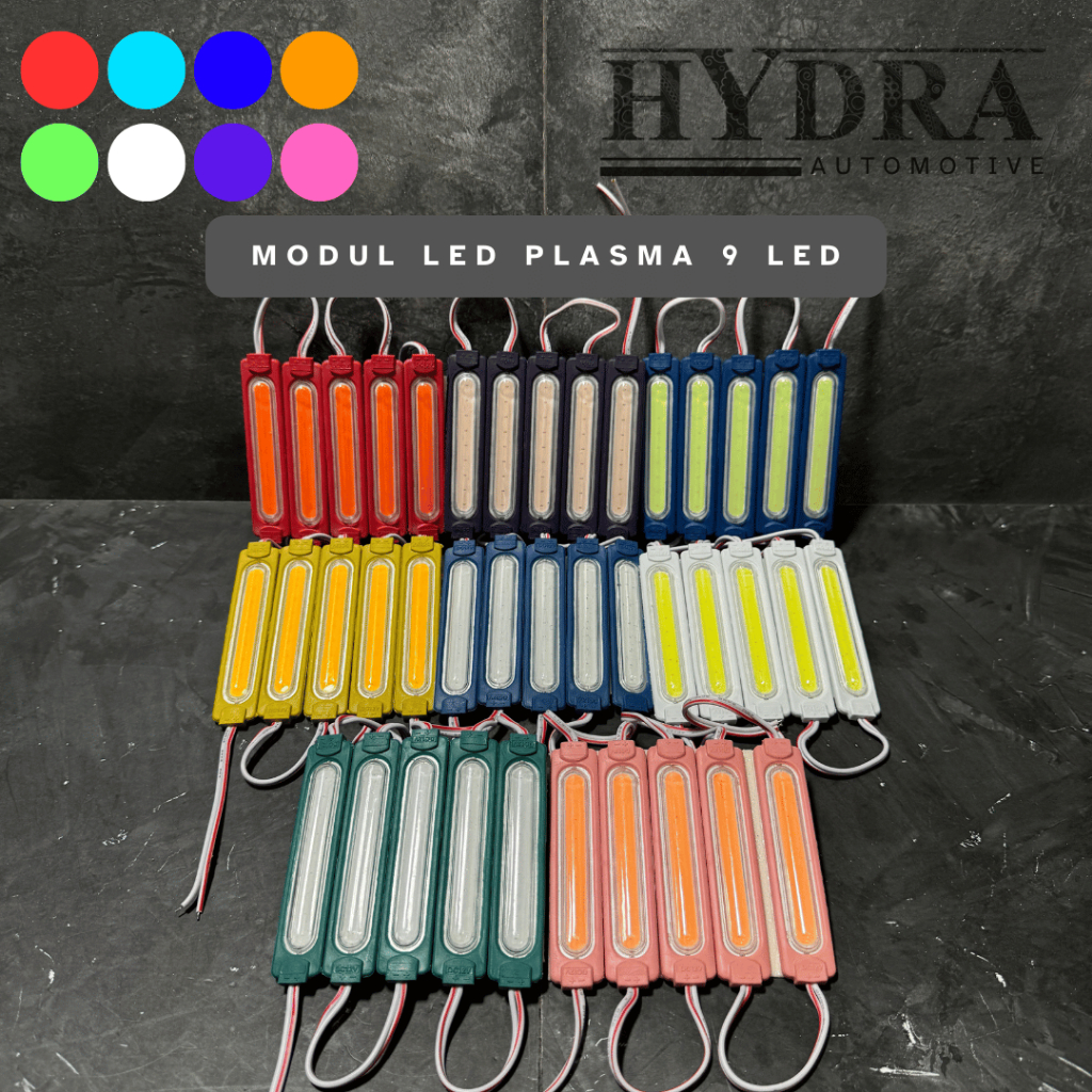 LAMPU LED MODUL PLASMA 9 COB LED 12 VOLT - 24 VOLT PLASMA PANJANG