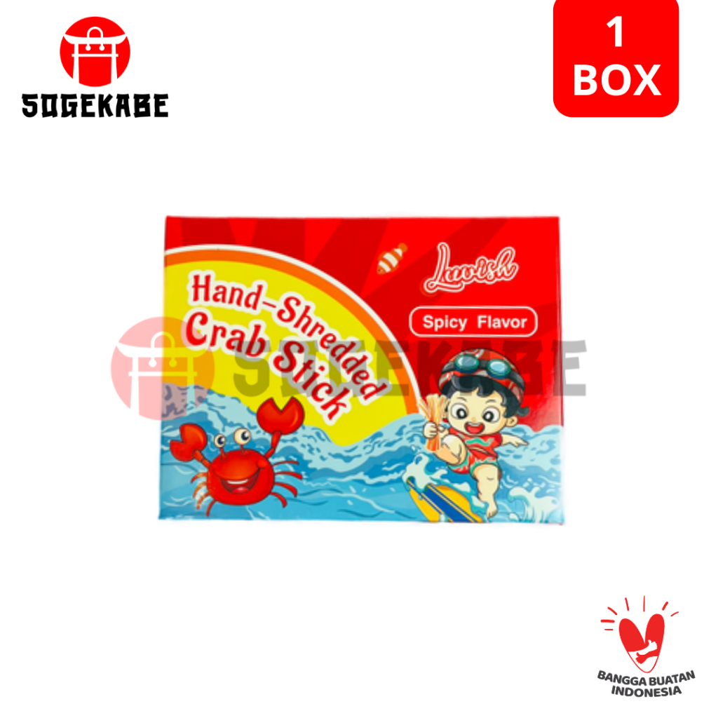 

Luvish Hand Shredded Crab Stick - Spicy Flavour