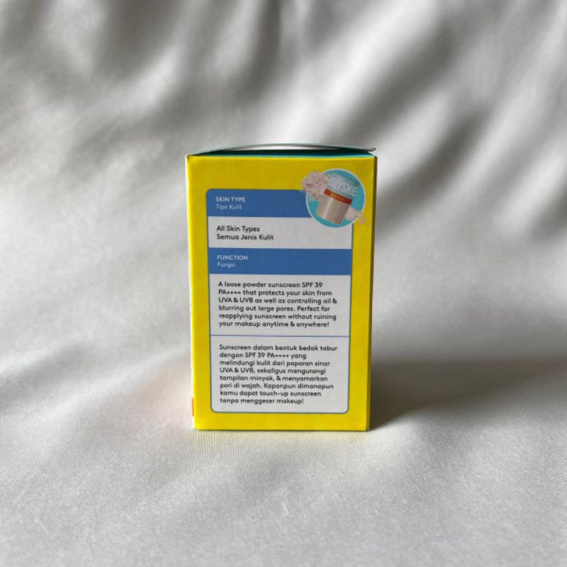 somethinc holyshield sunscreen powder // preloved