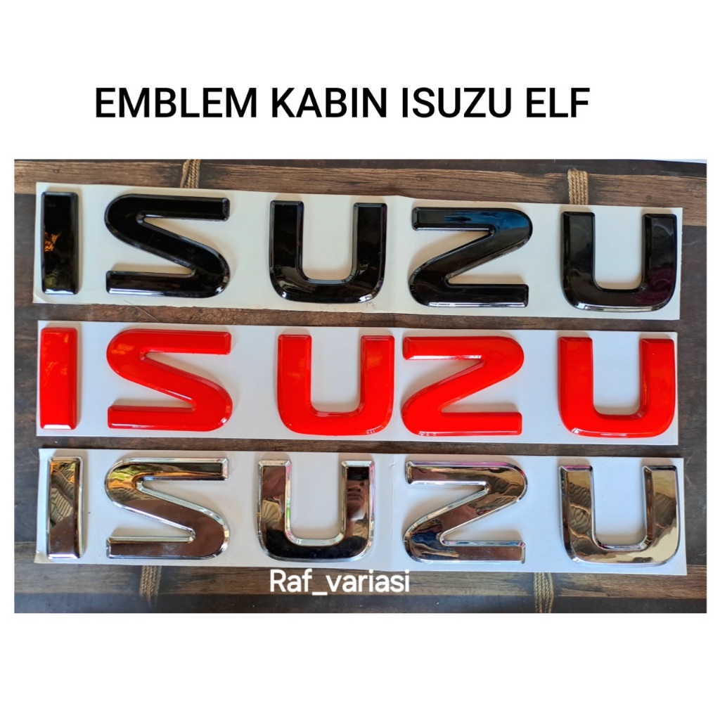Emblem Isuzu Elf Nhr55 Nkr71 Nmr71 Traga/ Emblem Logo Isuzu Elf Kabin Depan Isuzu Elf / emblem isuzu