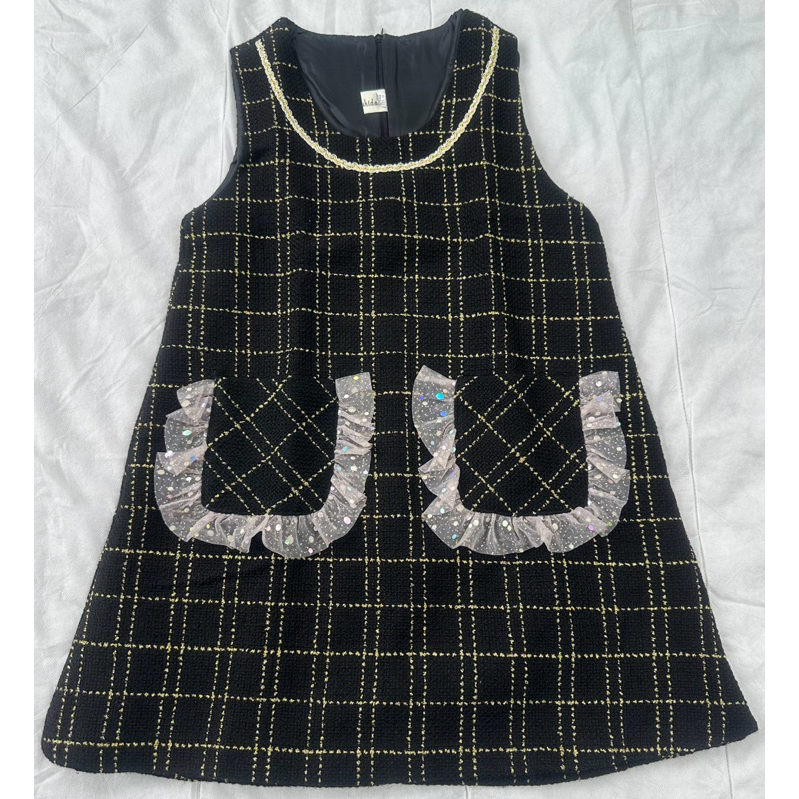 DRESS KOTAK KOTAK ANAK PEREMPUAN