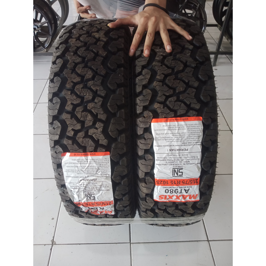 BAN MAXXIS SEMI KASAR A/T MAXXIS AT 980 215 75 R15 BAN IMPORT MURAH BEKASI