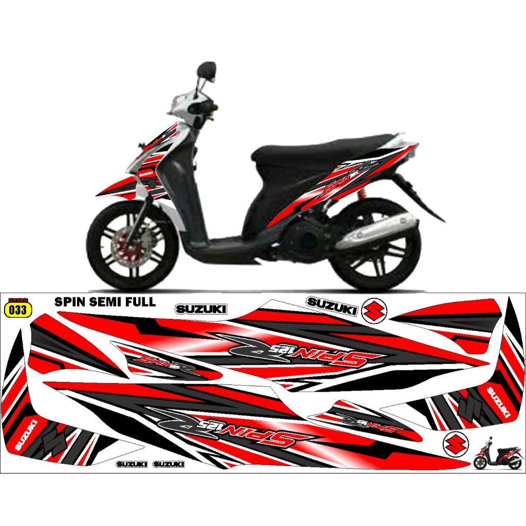 stiker spin striping suzuki spin decal premium spin old suzuki spin