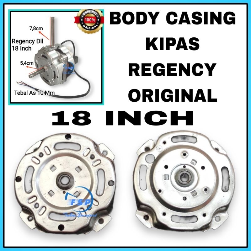 BODY/CASING + BOSING KIPAS ANGIN SEKAI,REGENCY 18 INCH ORIGINAL SATU PASANG