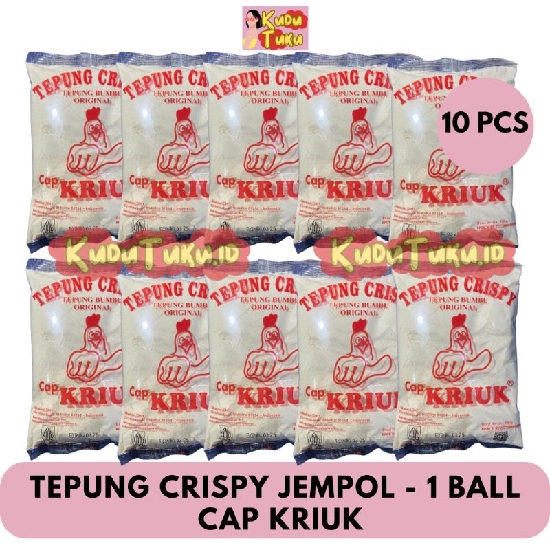 

10 PCS - TEPUNG CRISPY ASLI 150g CAP KRIUK (Aroma Dewi) 1 BALL