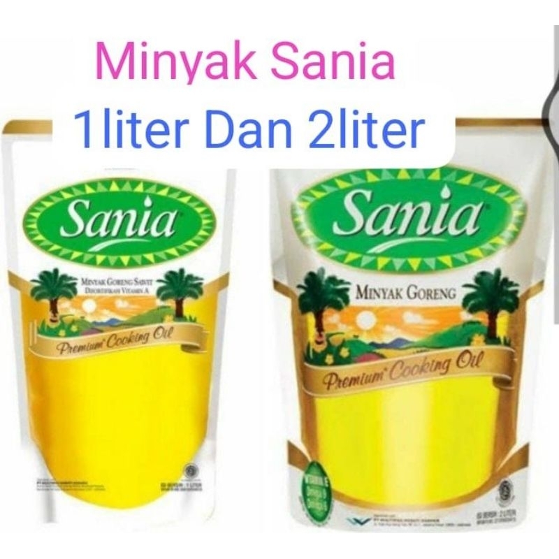 

Minyak Sania Paketan 1Bks@1liter Dan 1Bks@2liter/ Minyak Kemasan Refill/ Minyak Sayur Refill/ Minyak Goreng Refill