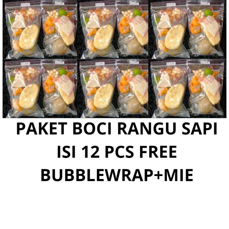 

PAKET JUALAN BOCI TULANG RANGU SAPI 12 PCS
