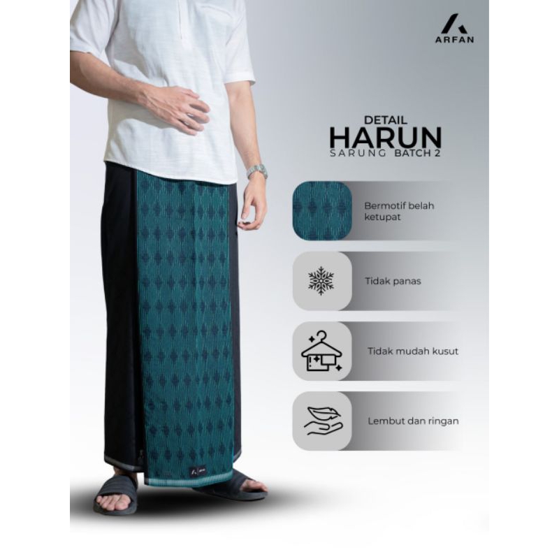 [READY STOK PUSAT] Harun Sarung batch 2 by Arfan/ORI ARFAN
