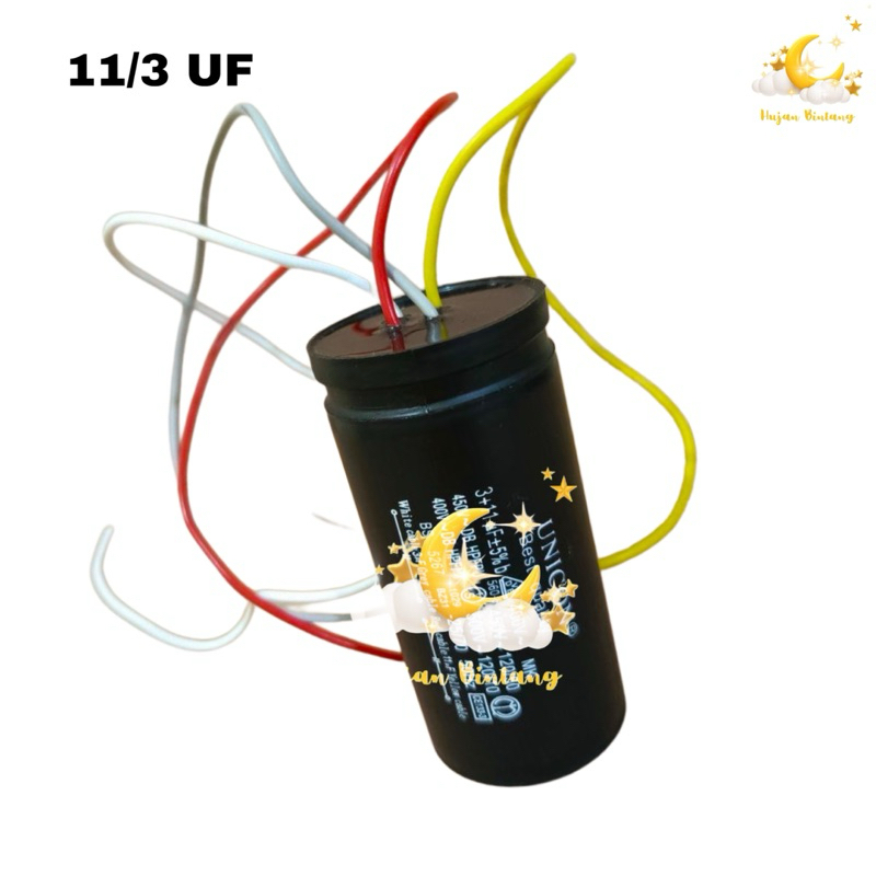 KAPASITOR MESIN CUCI 2 TABUNG TCL / KAPASITOR MESIN CUCI MERK TCL 2 TABUNG / KAPASITOR MESIN CUCI 2 