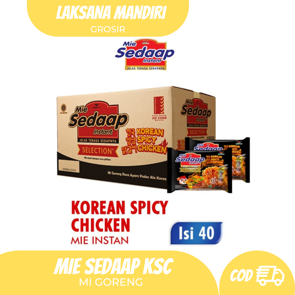 

Mie Sedaap Koeran Spicy Chicken 1 Dus Isi 40 Pcs