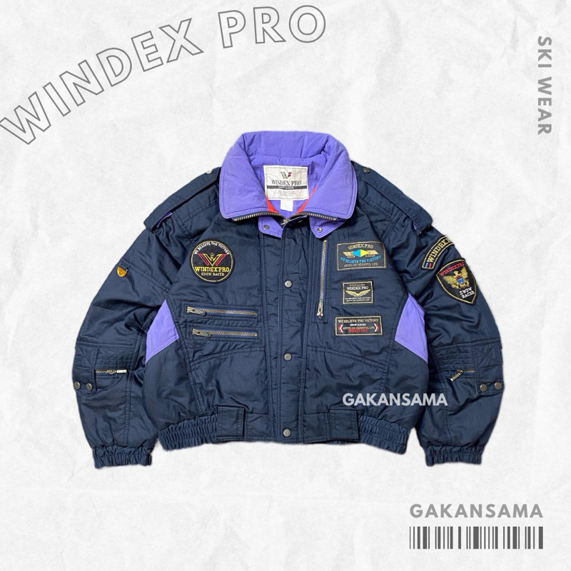 JAKET VINTAGE RACING WINDEX PRO FULL PATCH HIDDEN HOODIE