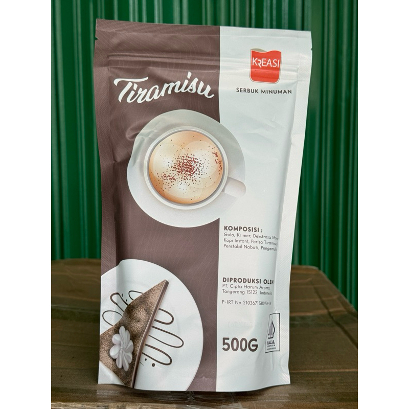 

bubuk minuman rasa tiramisu 500gr