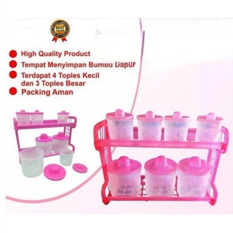 Rak Bumbu / Wadah Bumbu / Kitchen Set Doremi