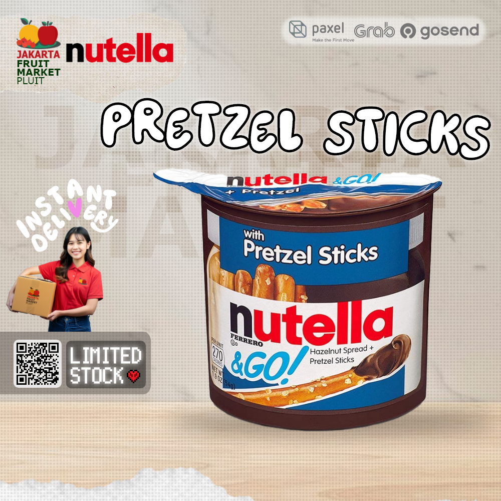 

(CEMILAN INSTAN) NUTELLA &GO WITH PRETZEL STICKS 54GR