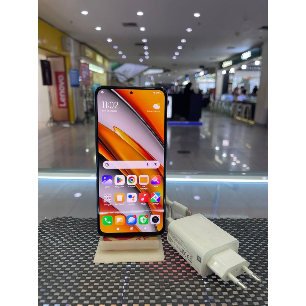 XIAOMI POCO F3 6/128GB SECOND SEKEN BEKAS RAM 6 INTERNAL 128