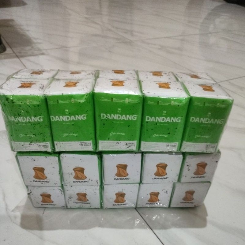 

TEH DANDANG HIJAU TABUR TUBRUK (TANPA GELAS) 1 SLOP = 10 pcs (400 gram)