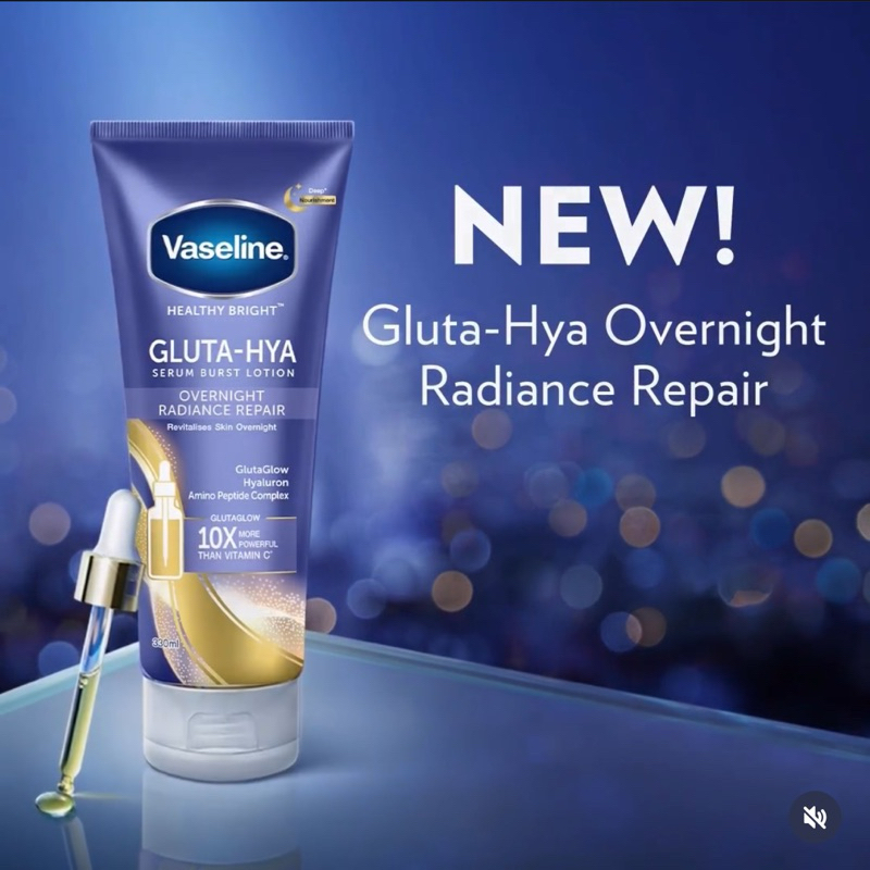 Vaseline Gluta-hya Over Night Radiance Repair