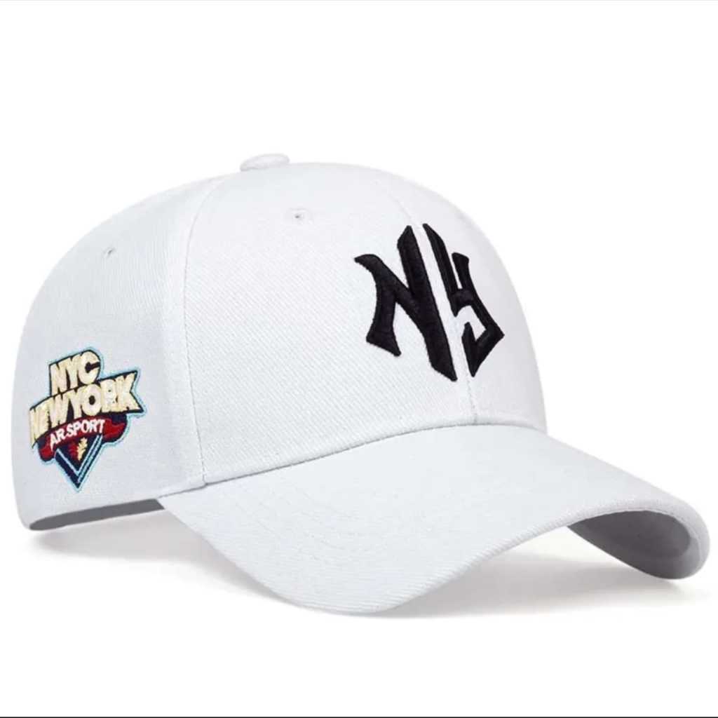 Topi baseball Pria wanita Terbaru Dengan Bordiran NYC New York Kekinian Bahan Topi Catton Preminium 