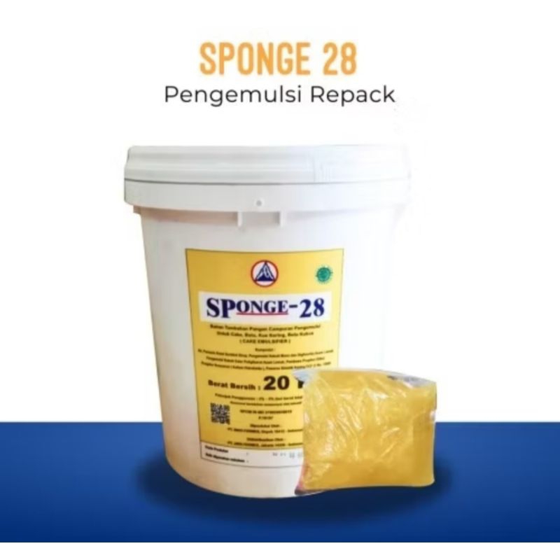

SPONGE 28 REPACK 1KG / CAKE EMULSIFIER / PENGEMBANG KUE / SP 28