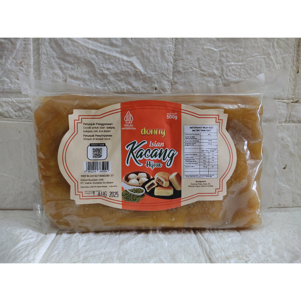 

DONNY SELAI RASA KACANG HIJAU KUPAS 500GR