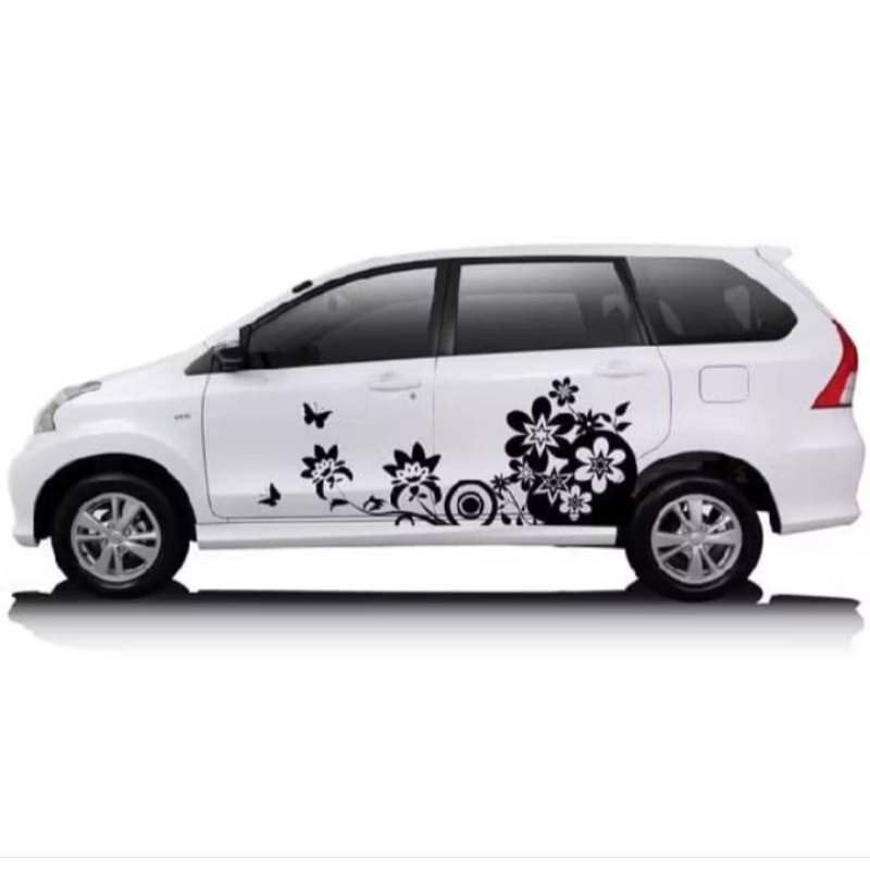 STICKER CUTTING MOBIL MOTIF BUNGA STIKER MOBIL AVANZA INNOVA XENIA SIGRA CALYA BRIO all mobil