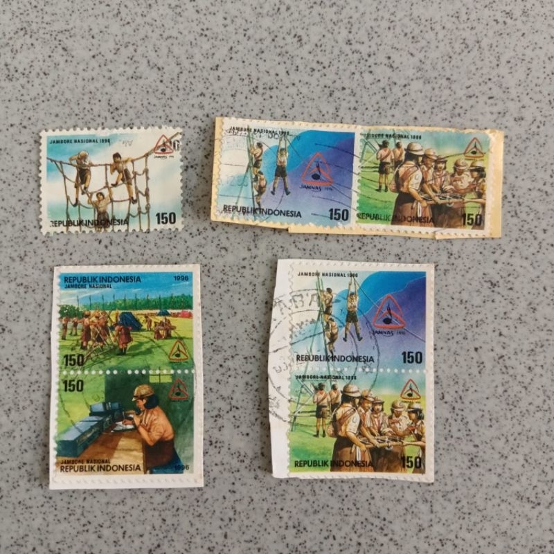 

Perangko Indonesia used Jambore Nasional 1996
