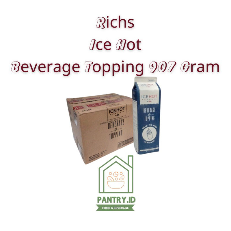 

Beverge Topping Richs Whipcream