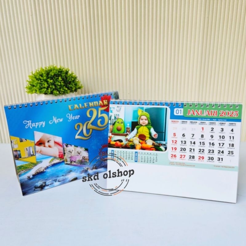 

Kalender meja 2025 kalender meja standar BO 05 Baby( terima castume cetak merek)