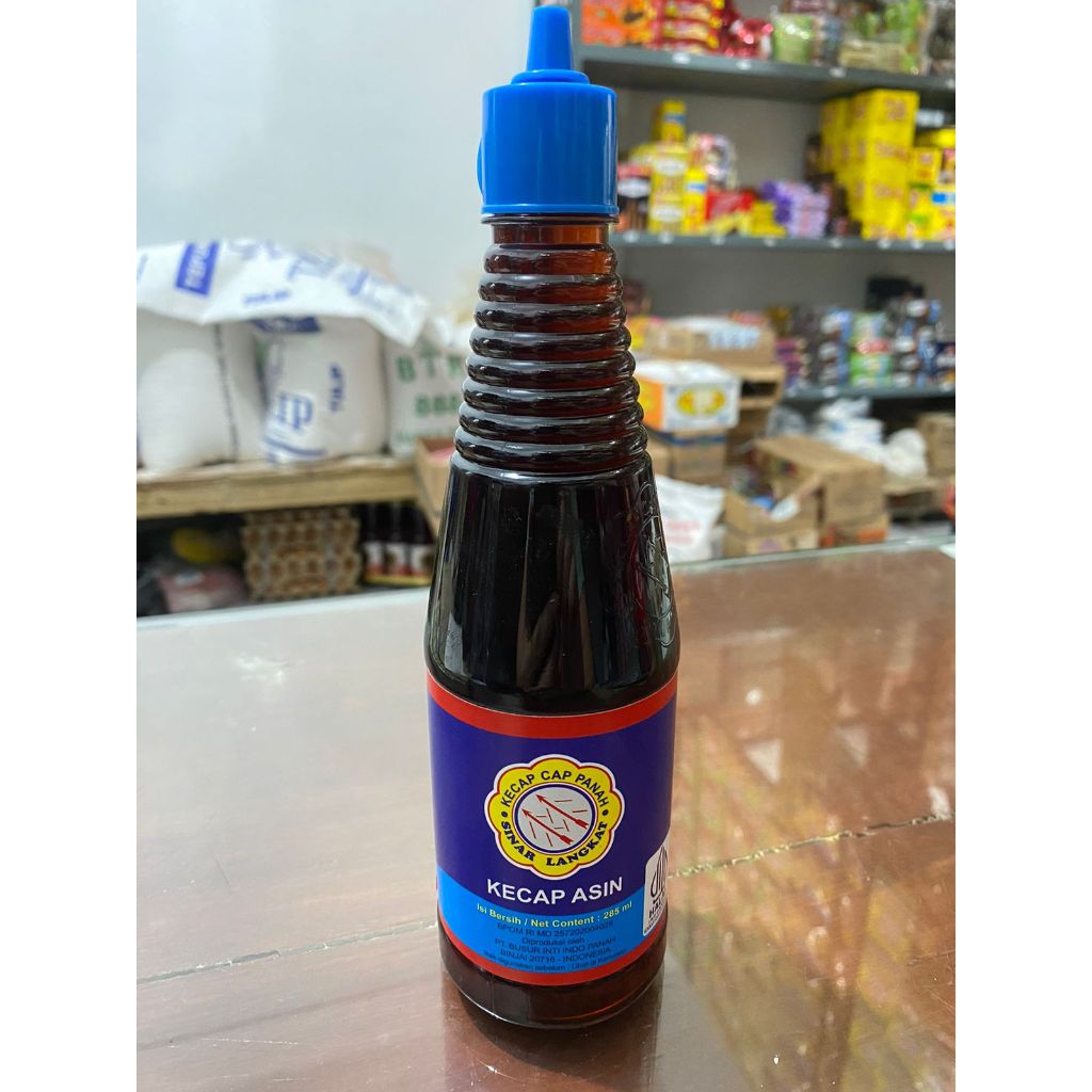 

Kecap Asin Botol Cap Panah 285ML Asli Khas Medan