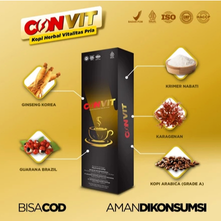 

CONVIT Coffee, MENINGKATKAN STAMINA DAN VITALITAS PRIA DEWASA KUAT TAHAN LAMA AMPUH