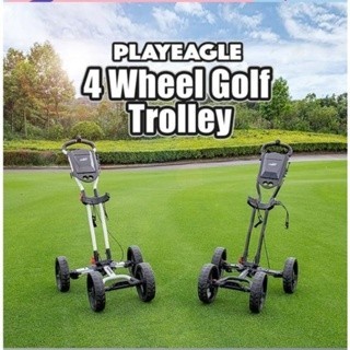 Troli Golf 4 Roda untuk Membawa Tas Golf dengan Mudah