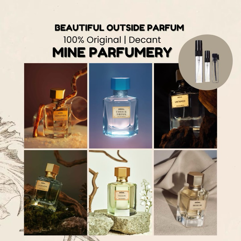 Share in Jar Bottle Decant Perfume Parfum MINE DOT Perfumery
