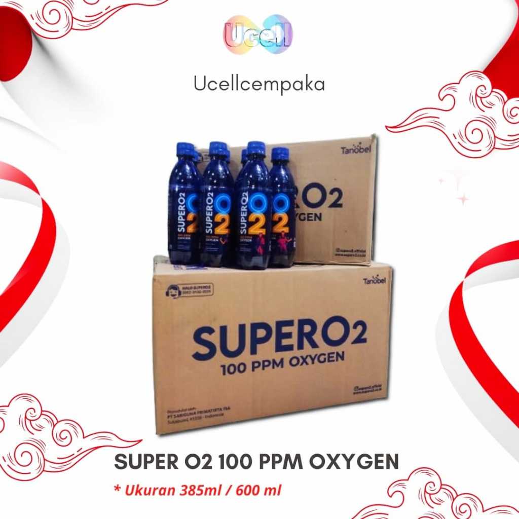 

Air Oksigen Super O2 600ml (24pcs) 100 ppm oxygen