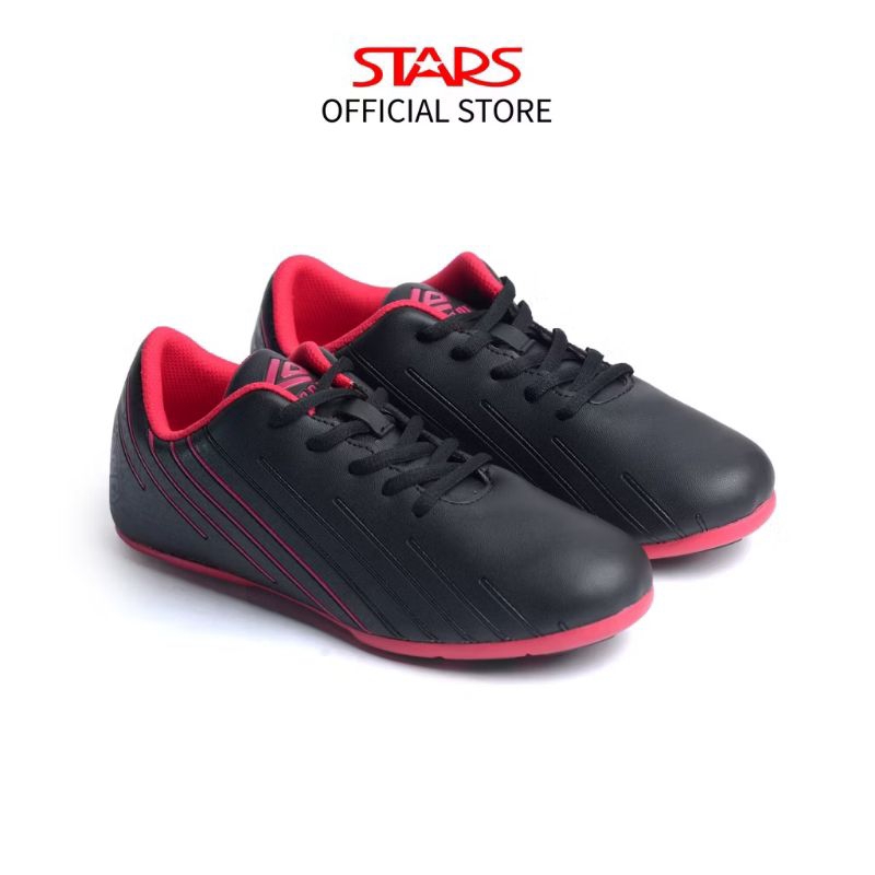 CONAE Sepatu Futsal Anak Laki-Laki Insight Hitam Merah