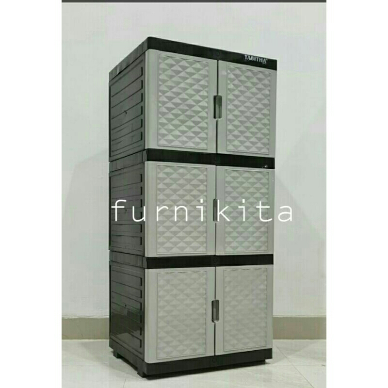 Lemari Plastik  3 Pintu