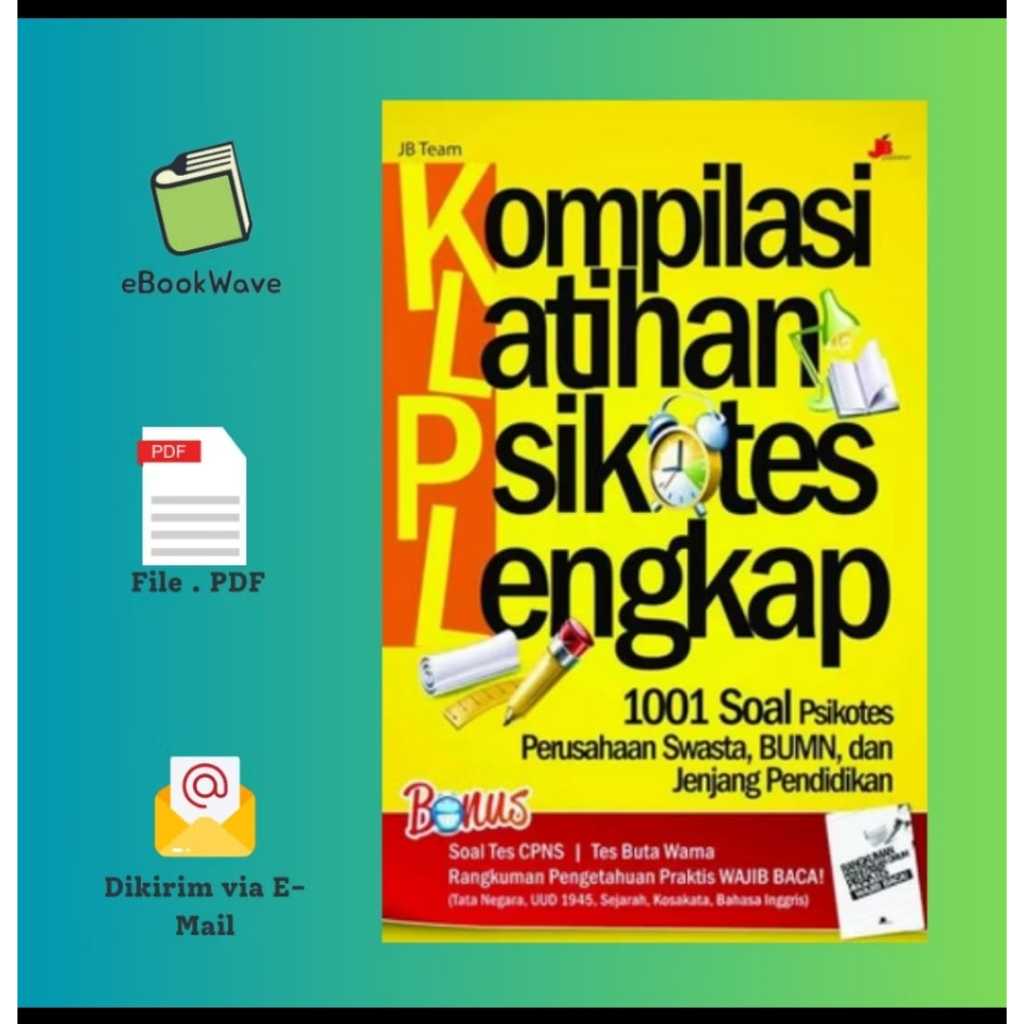 

Kompilasi Psikotes Latihan Lengkap Book BEST SELLER (Bahasa Indonesia)