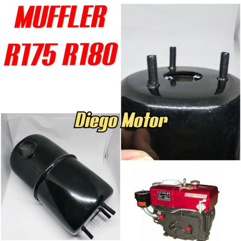7pk 8pk knalpot mesin diesel Dongfeng R 175/ R 180
