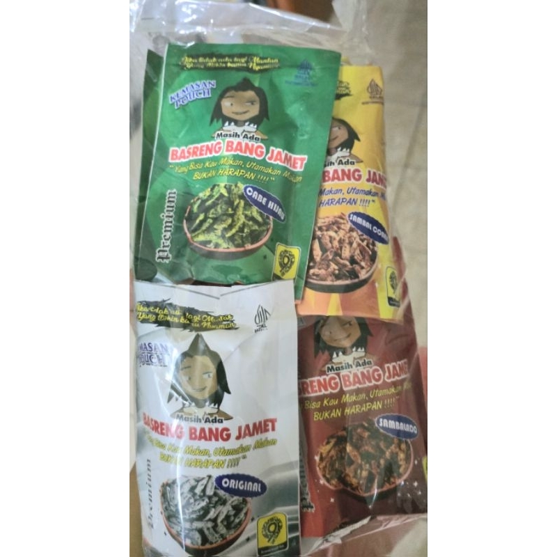 

Basreng Bang Jamet pouch (1 pak isi 12 pcs rasa mix)