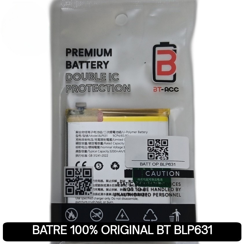 BATERAI 100% ORIGINAL BT OPPO F3/F5/F5 YOUTH - BLP631