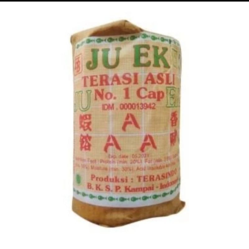 

JU EK Terasi Udang Asli 1 Bungkus Kecil Isi 10 Keping,