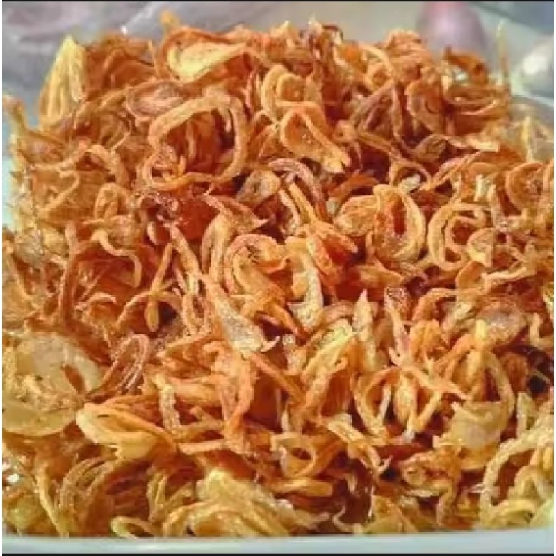 

Bawang goreng asli tanpa tepung kemasan 1kg