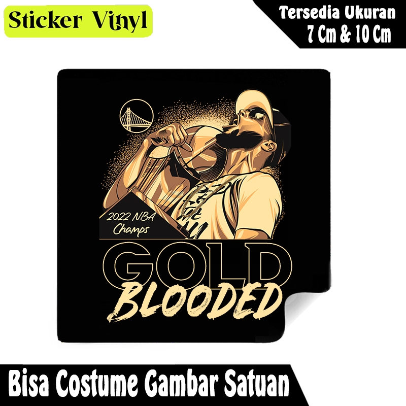 

Radit667 Stiker Sticker Pemain Basket Gold Blooded Bahan Vynil Tahan Air Bisa Custom Gambar