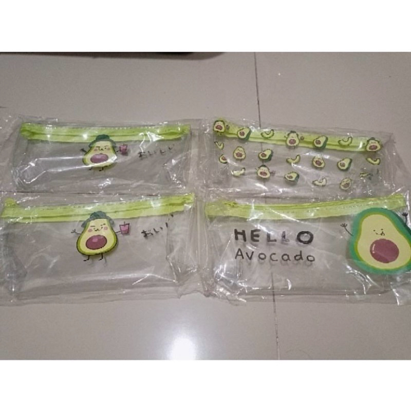 

tempat pensil clear avocado