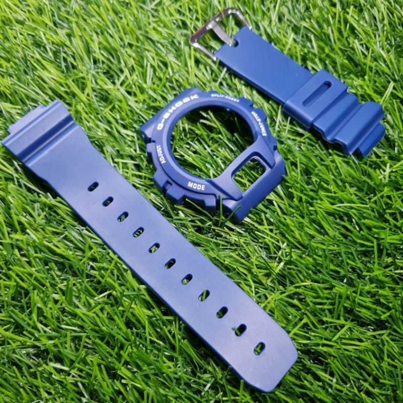 BNB BEZEL N STRAP GSHOCK G-SHOCK DW6900 DW-6900 DW6600 BLUE WHITE