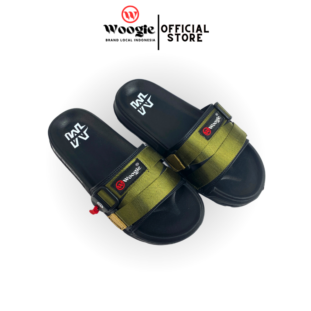 Sandal Woogie Gery Selop Pria Wanita Tali Casual Premium