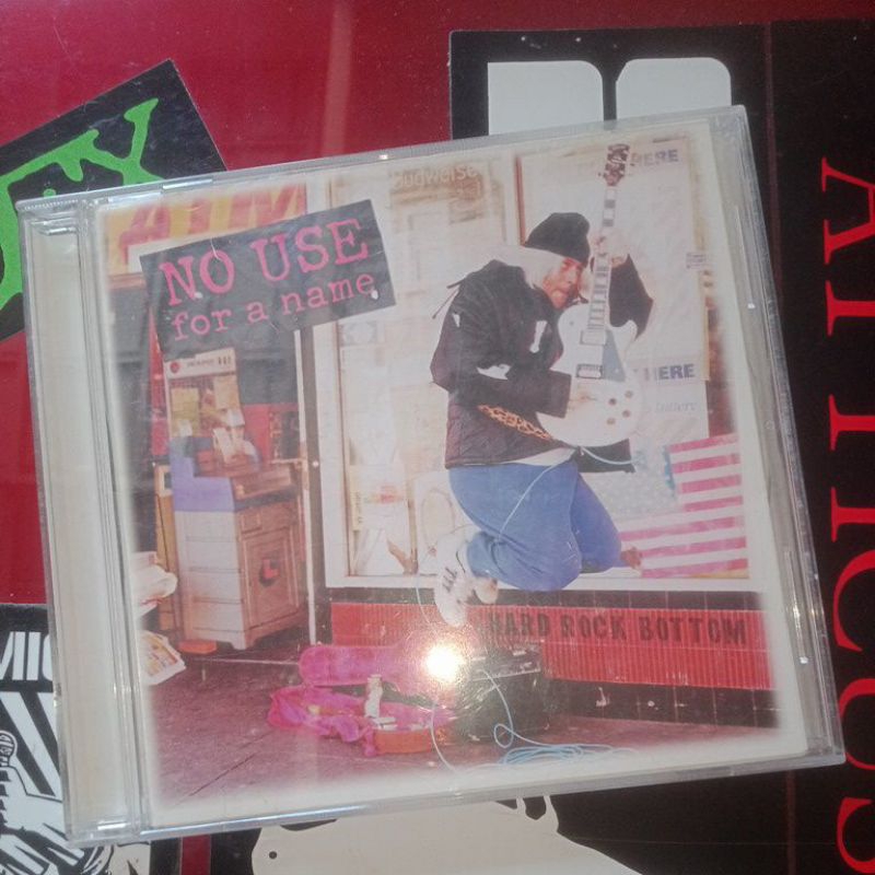 NO USE FOR A NAME album HARD ROCK BUTTOM CD [by : fat wreck chords] SECOND ORIGINAL